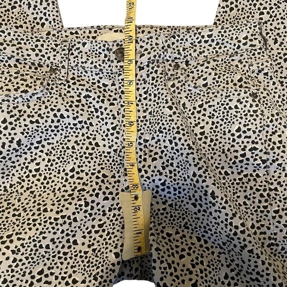 Ella Moss High Rise Skinny Jeans Animal Leopard Print Women's Size 26 - Picture 7 of 11
